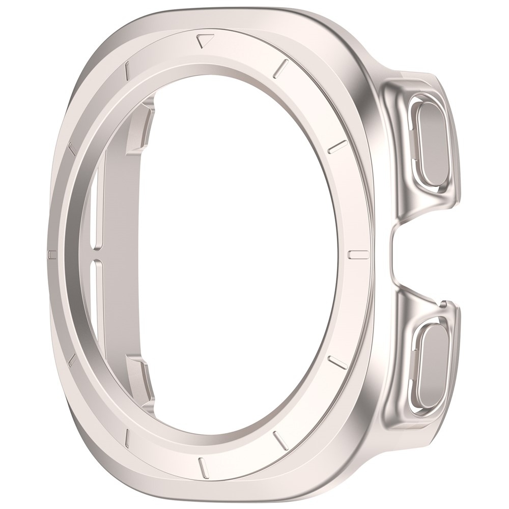 Half plastové nasazovací pouzdro na Samsung Galaxy Watch Ultra (2025) 47mm - béžové