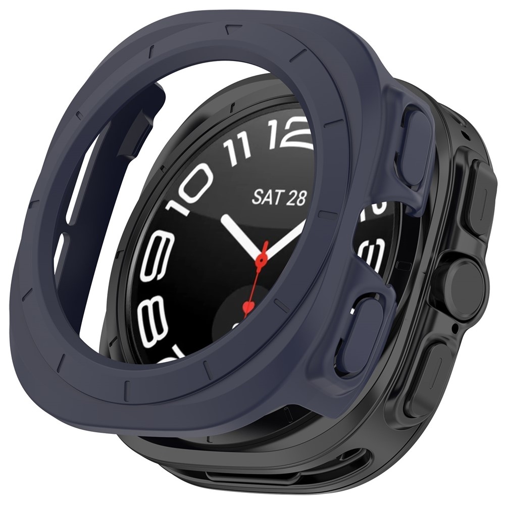 Half plastové nasazovací pouzdro na Samsung Galaxy Watch Ultra (2025) 47mm - modré
