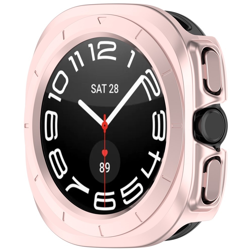 Half plastové nasazovací pouzdro na Samsung Galaxy Watch Ultra (2025) 47mm - růžové