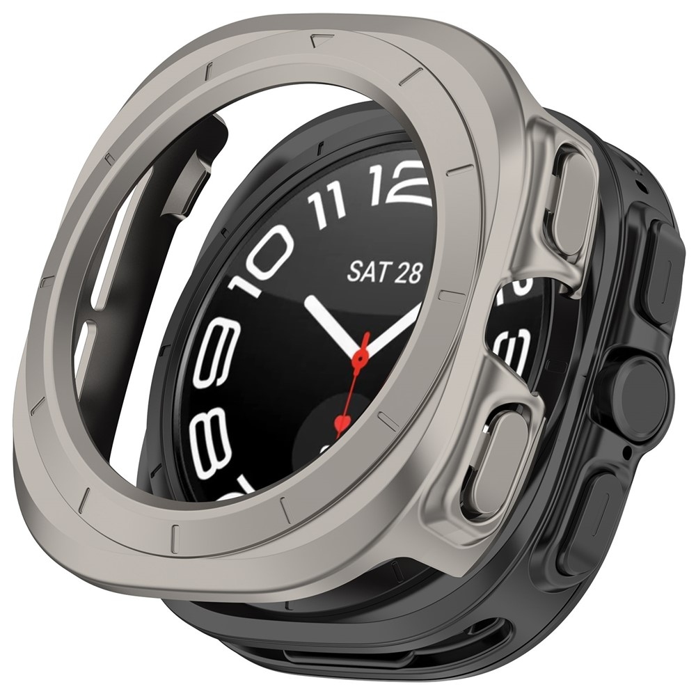 Half plastové nasazovací pouzdro na Samsung Galaxy Watch Ultra (2025) 47mm - šedé