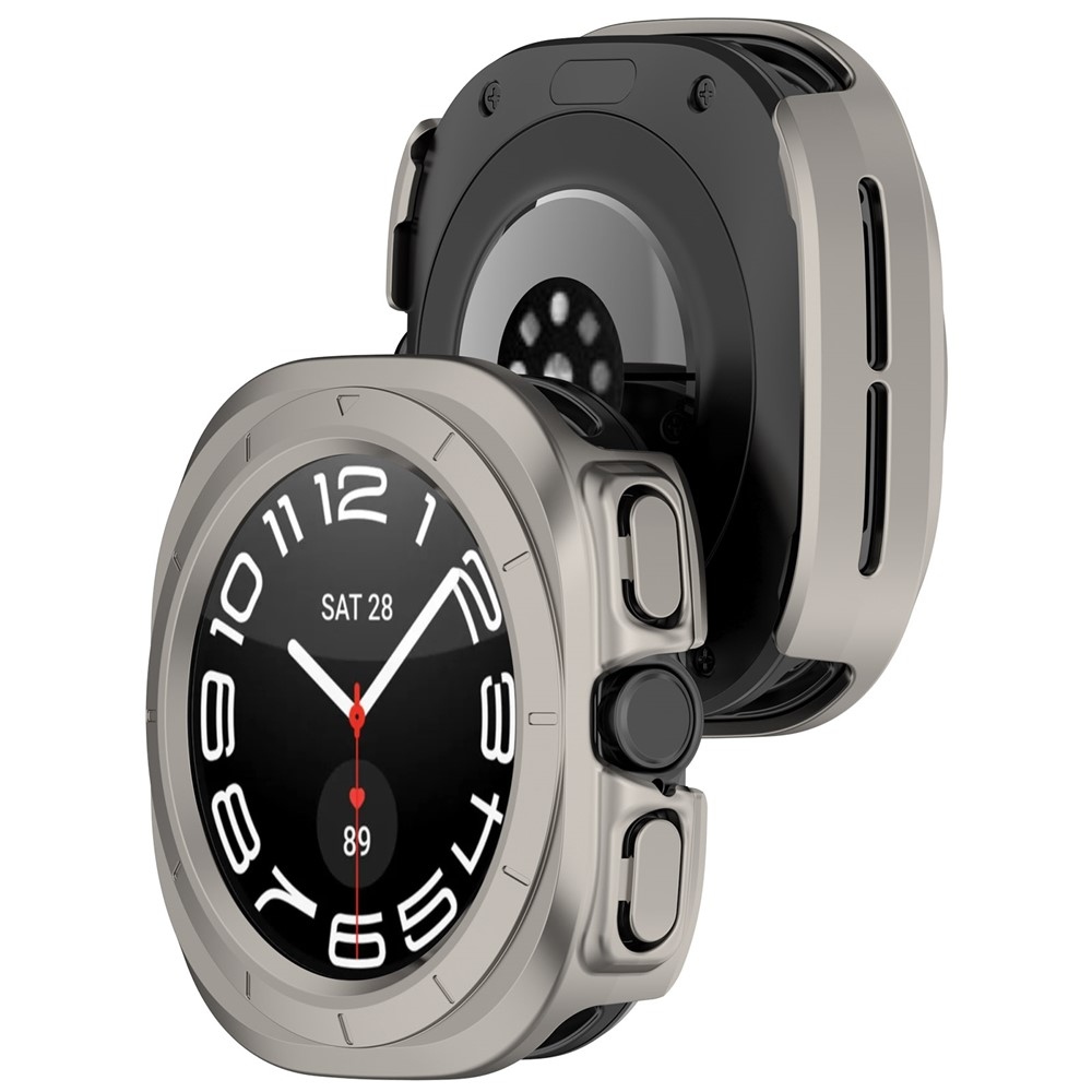 Half plastové nasazovací pouzdro na Samsung Galaxy Watch Ultra (2025) 47mm - šedé