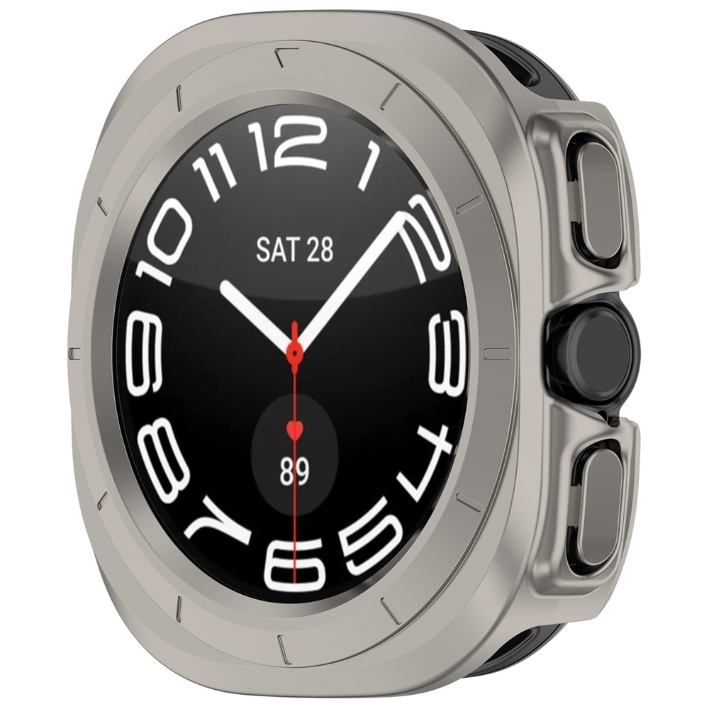 Half plastové nasazovací pouzdro na Samsung Galaxy Watch Ultra (2025) 47mm - šedé