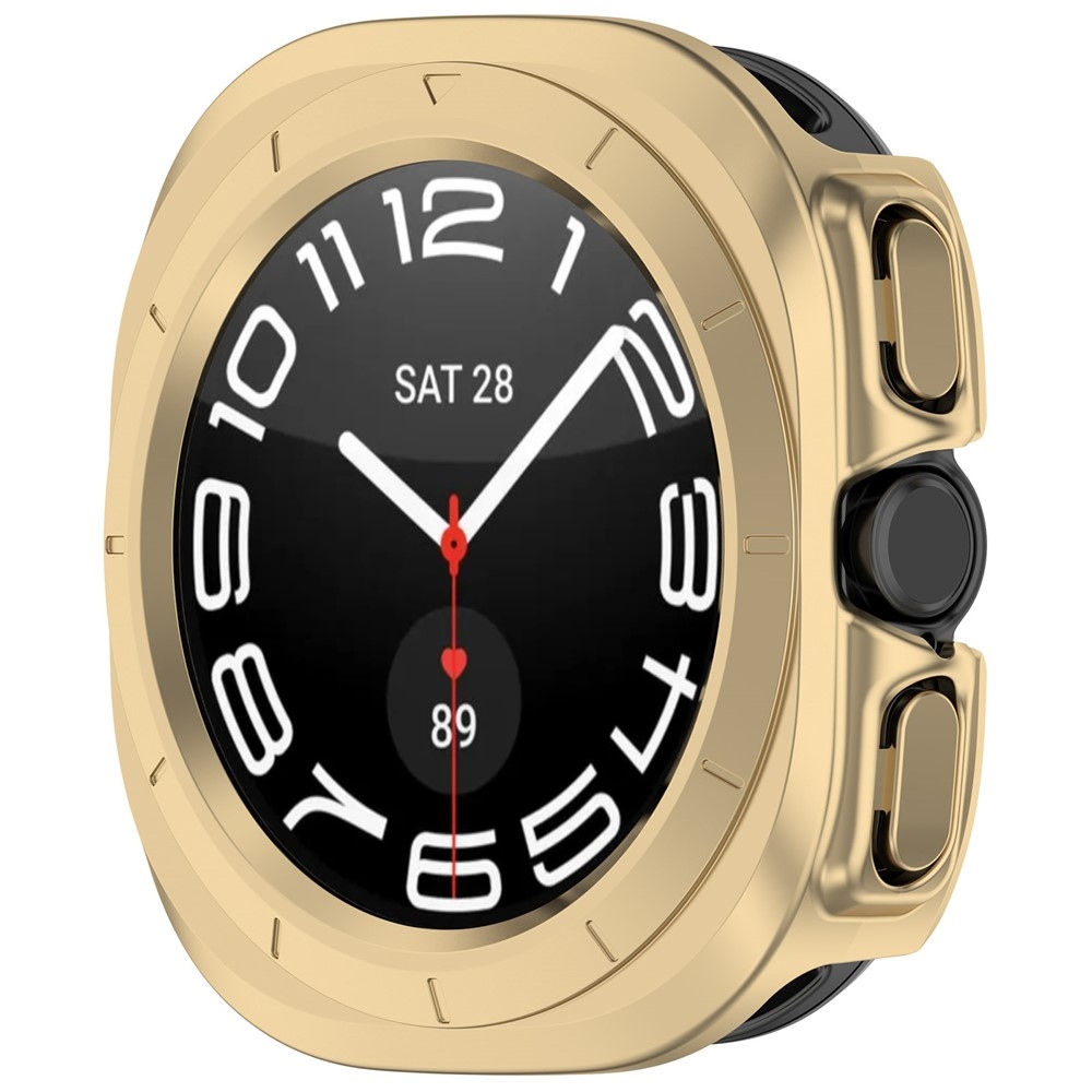 Half plastové nasazovací pouzdro na Samsung Galaxy Watch Ultra (2025) 47mm - zlaté
