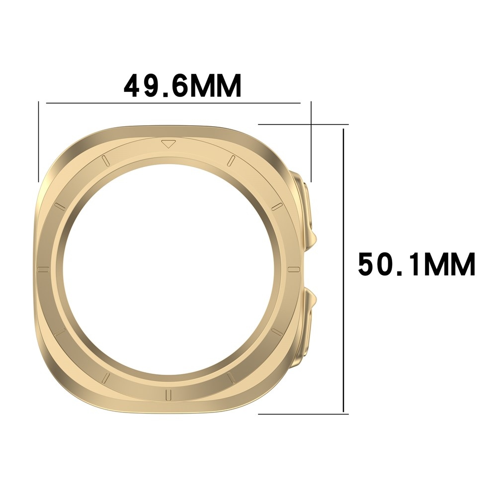 Half plastové nasazovací pouzdro na Samsung Galaxy Watch Ultra (2025) 47mm - zlaté
