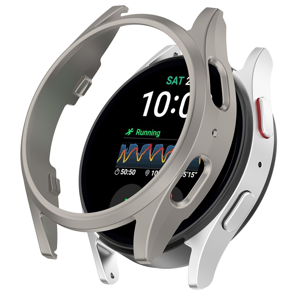 Half plastové nasazovací pouzdro na Samsung Galaxy Watch7 40mm - šedé