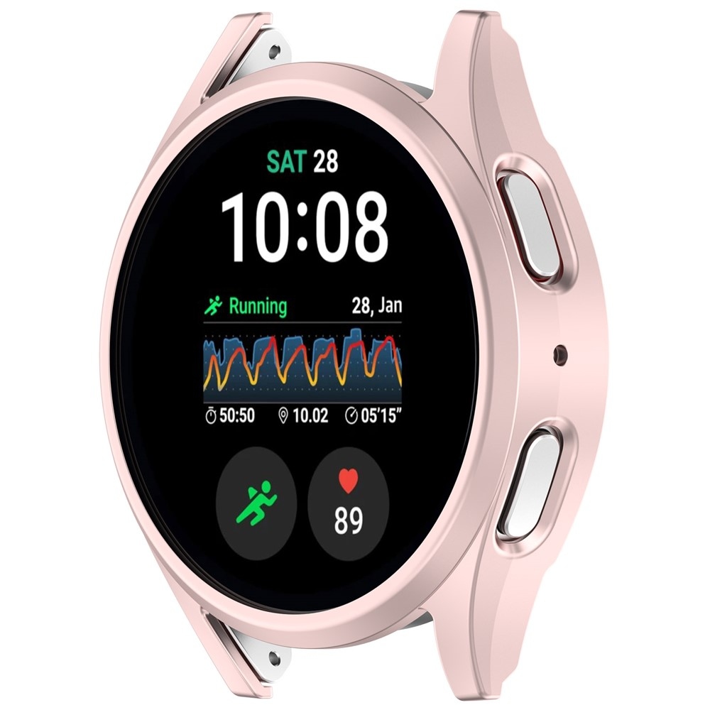 Half plastové nasazovací pouzdro na Samsung Galaxy Watch7 44mm - růžové