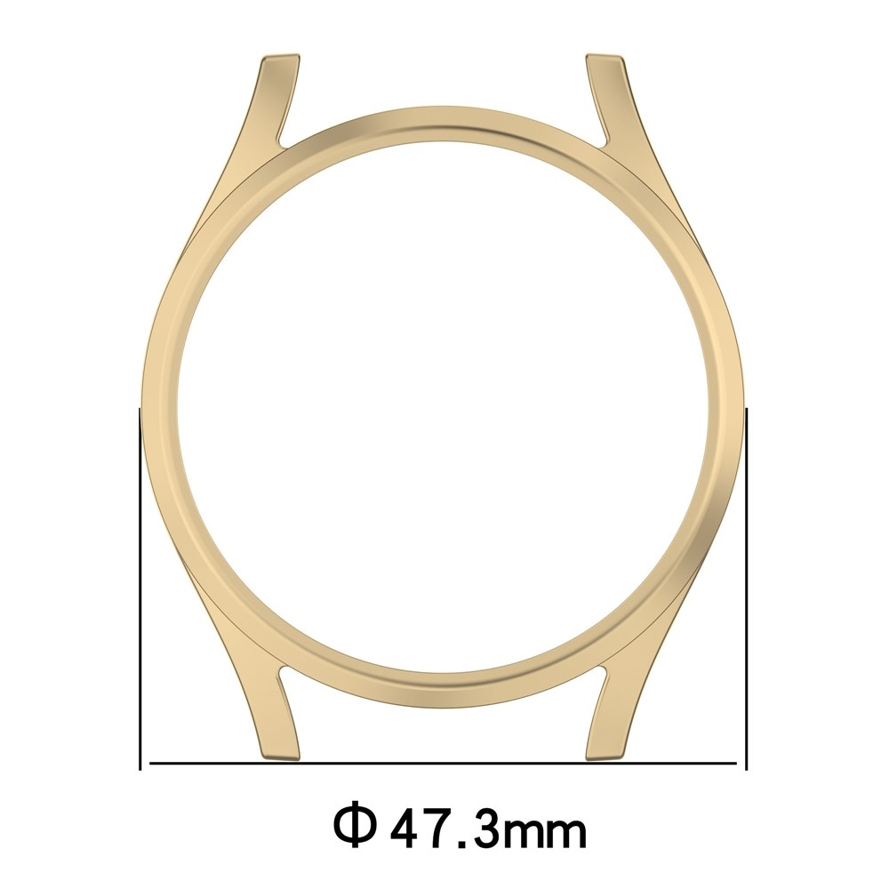 Half plastové nasazovací pouzdro na Samsung Galaxy Watch7 44mm - zlaté