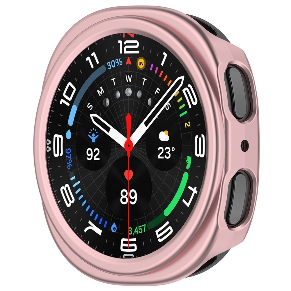 Half plastové nasazovací pouzdro na Samsung Galaxy Watch8 40mm - růžové