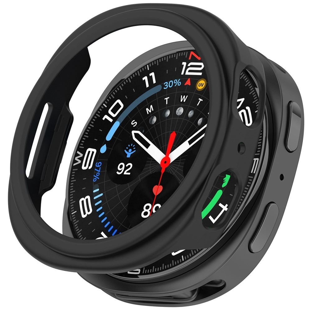 Half plastové nasazovací pouzdro na Samsung Galaxy Watch8 44mm - černé