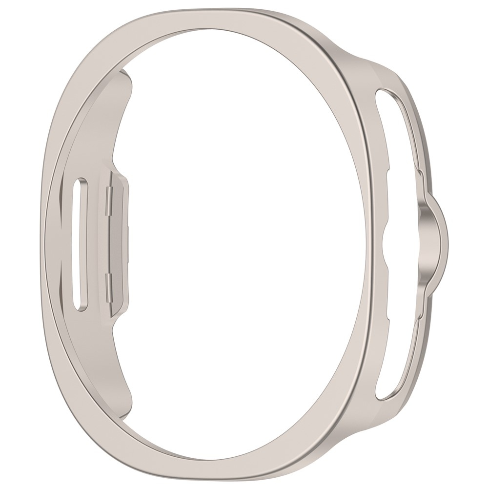 Half plastové nasazovací pouzdro na Samsung Galaxy Watch8 Classic 46mm - béžové