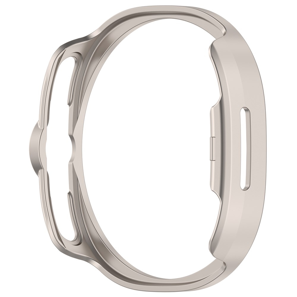 Half plastové nasazovací pouzdro na Samsung Galaxy Watch8 Classic 46mm - béžové