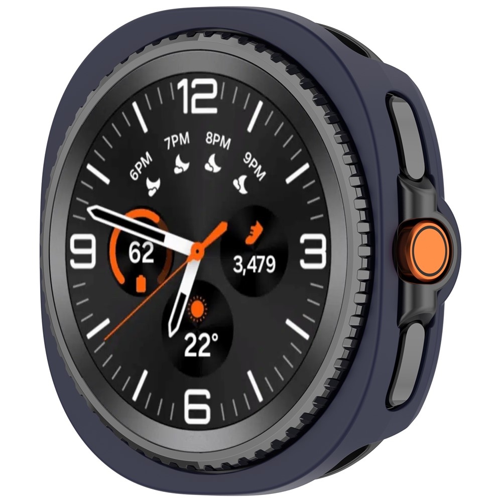 Half plastové nasazovací pouzdro na Samsung Galaxy Watch8 Classic 46mm - modré