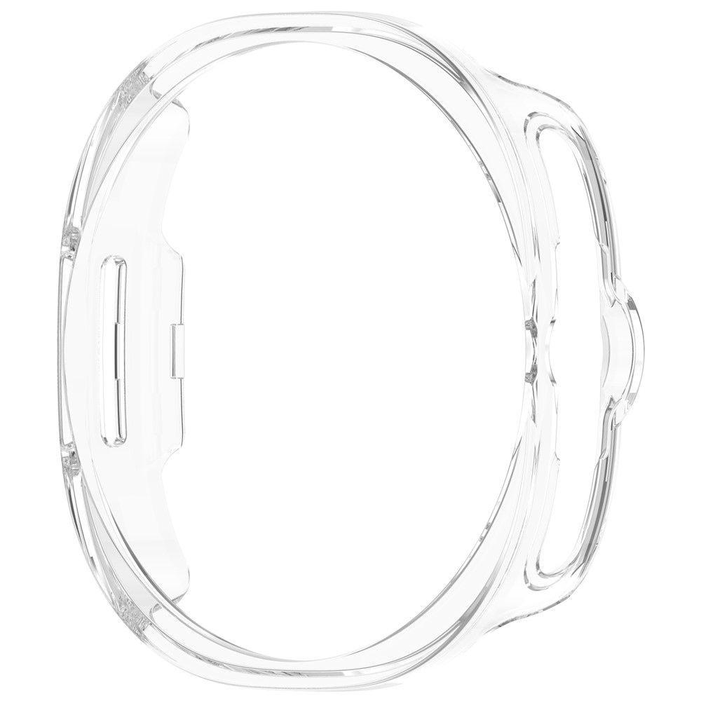 Half plastové nasazovací pouzdro na Samsung Galaxy Watch8 Classic 46mm - průhledné