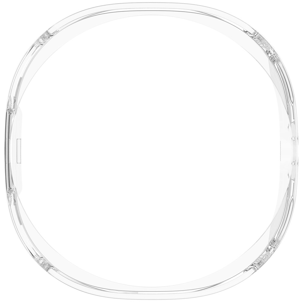 Half plastové nasazovací pouzdro na Samsung Galaxy Watch8 Classic 46mm - průhledné