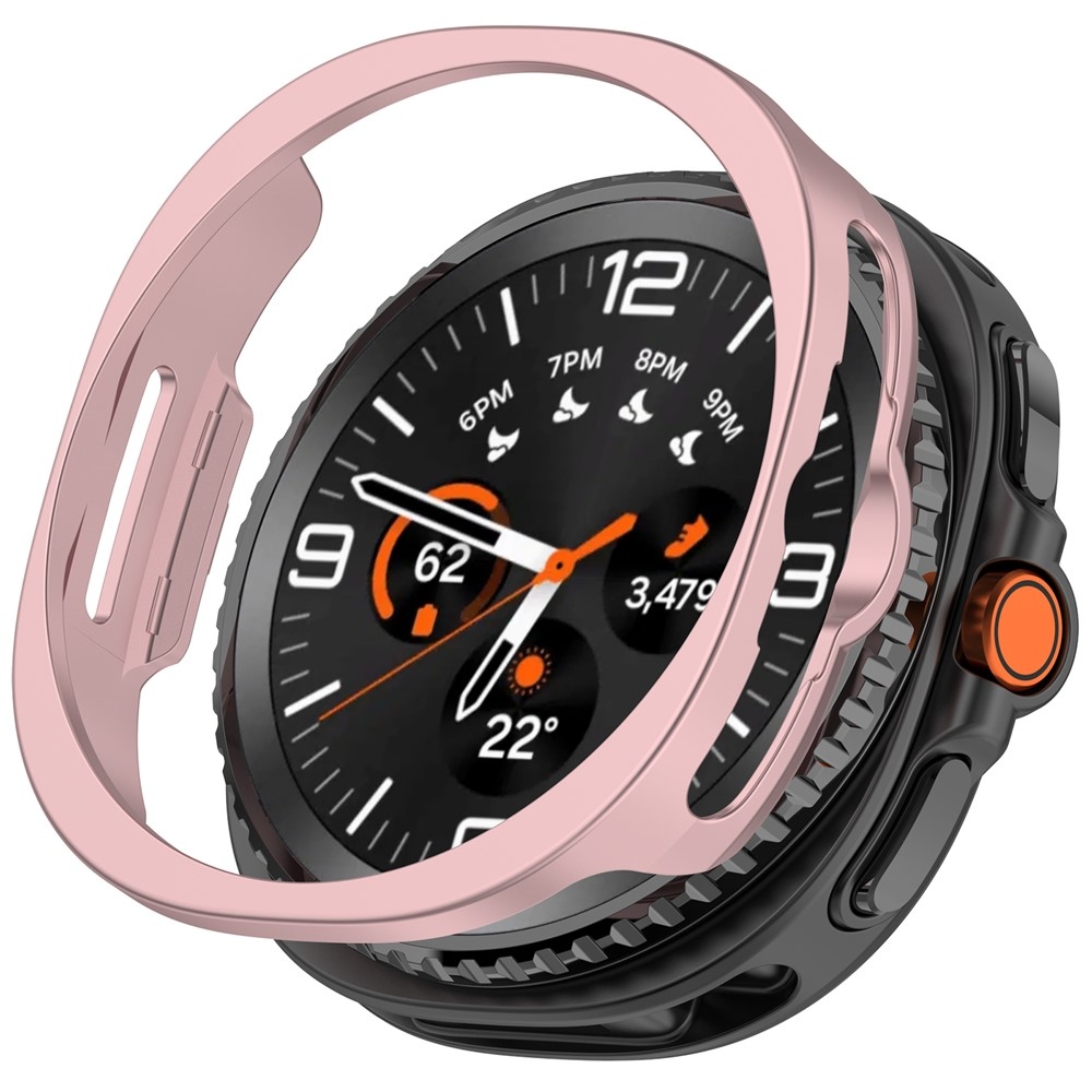 Half plastové nasazovací pouzdro na Samsung Galaxy Watch8 Classic 46mm - růžové