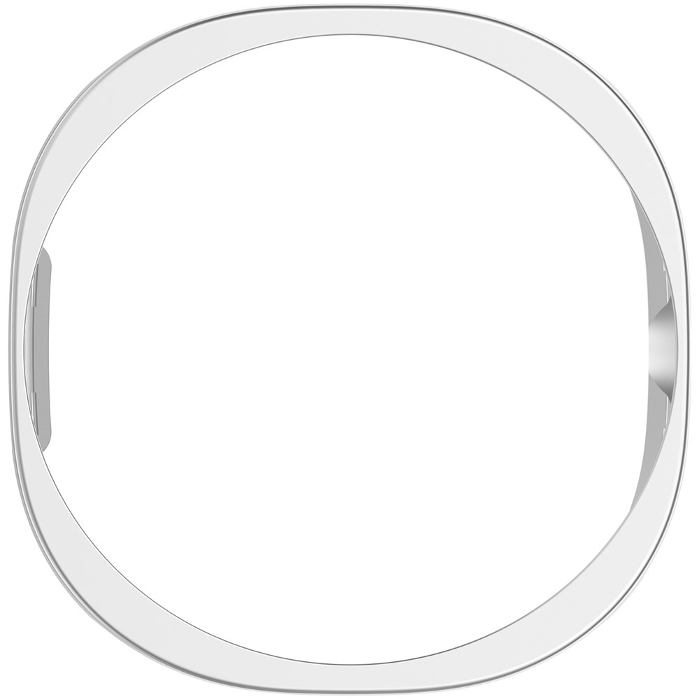 Half plastové nasazovací pouzdro na Samsung Galaxy Watch8 Classic 46mm - stříbrné