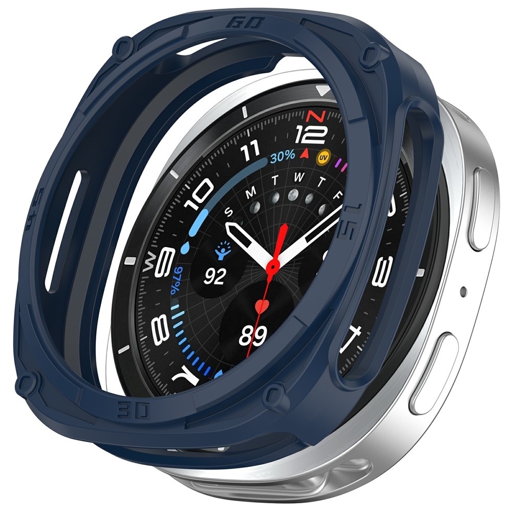 Half plastové nasazovací pouzdro na Samsung Galaxy Watch9 40mm - modré