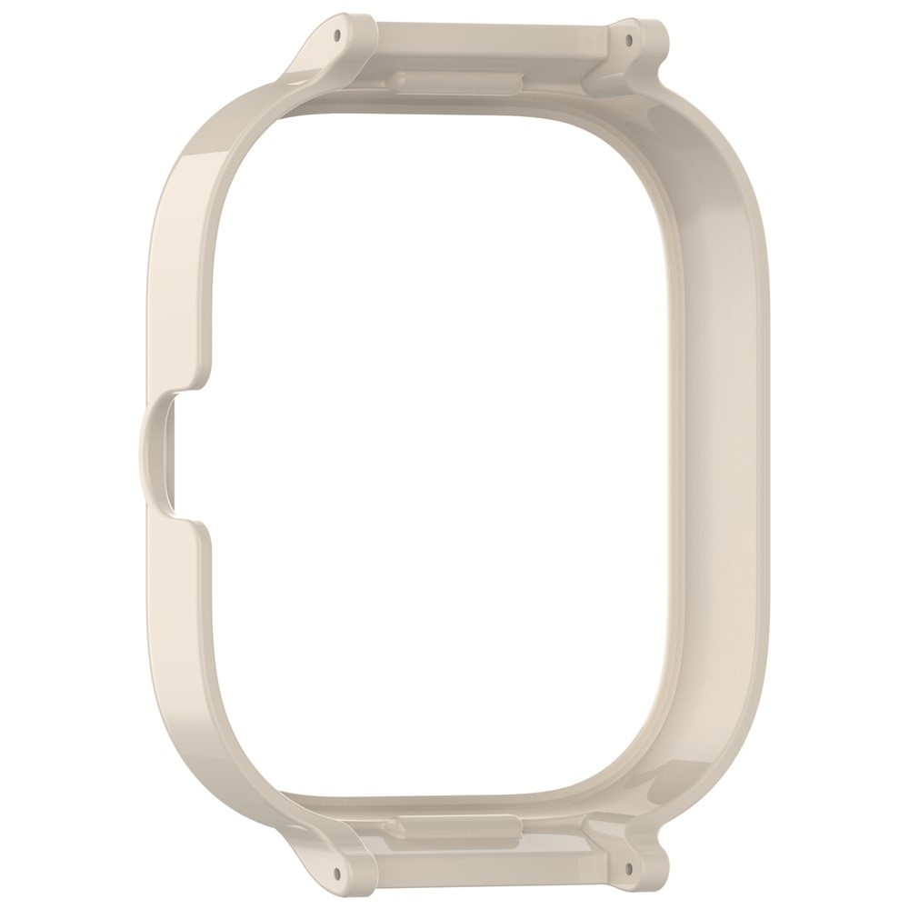 Half plastové nasazovací pouzdro na Xiaomi Redmi Watch 5 - bílé