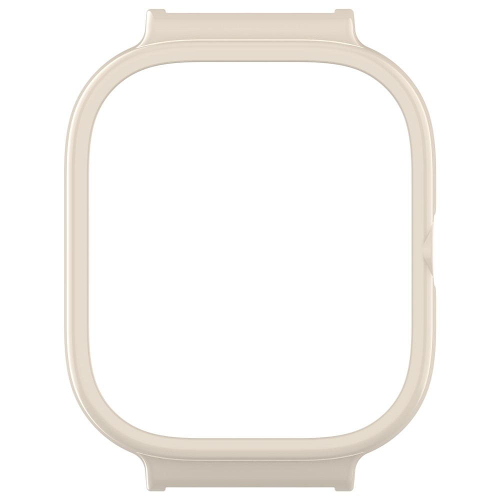 Half plastové nasazovací pouzdro na Xiaomi Redmi Watch 5 - bílé