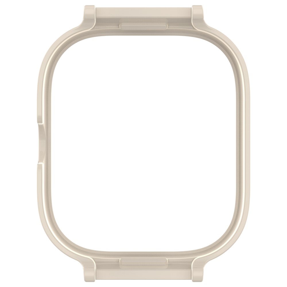 Half plastové nasazovací pouzdro na Xiaomi Redmi Watch 5 - bílé