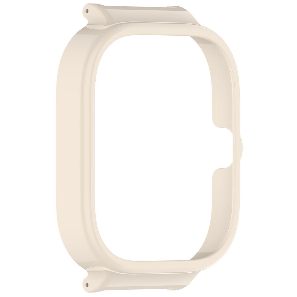 Half plastové nasazovací pouzdro na Xiaomi Redmi Watch 5 - bílé