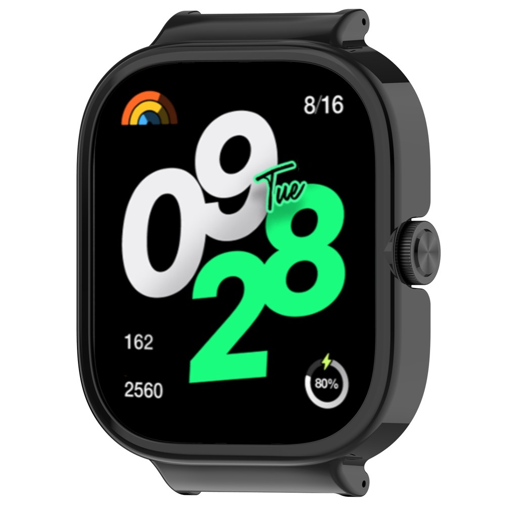 Half plastové nasazovací pouzdro na Xiaomi Redmi Watch 5 - černé