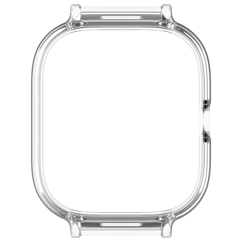 Half plastové nasazovací pouzdro na Xiaomi Redmi Watch 5 - průhledné