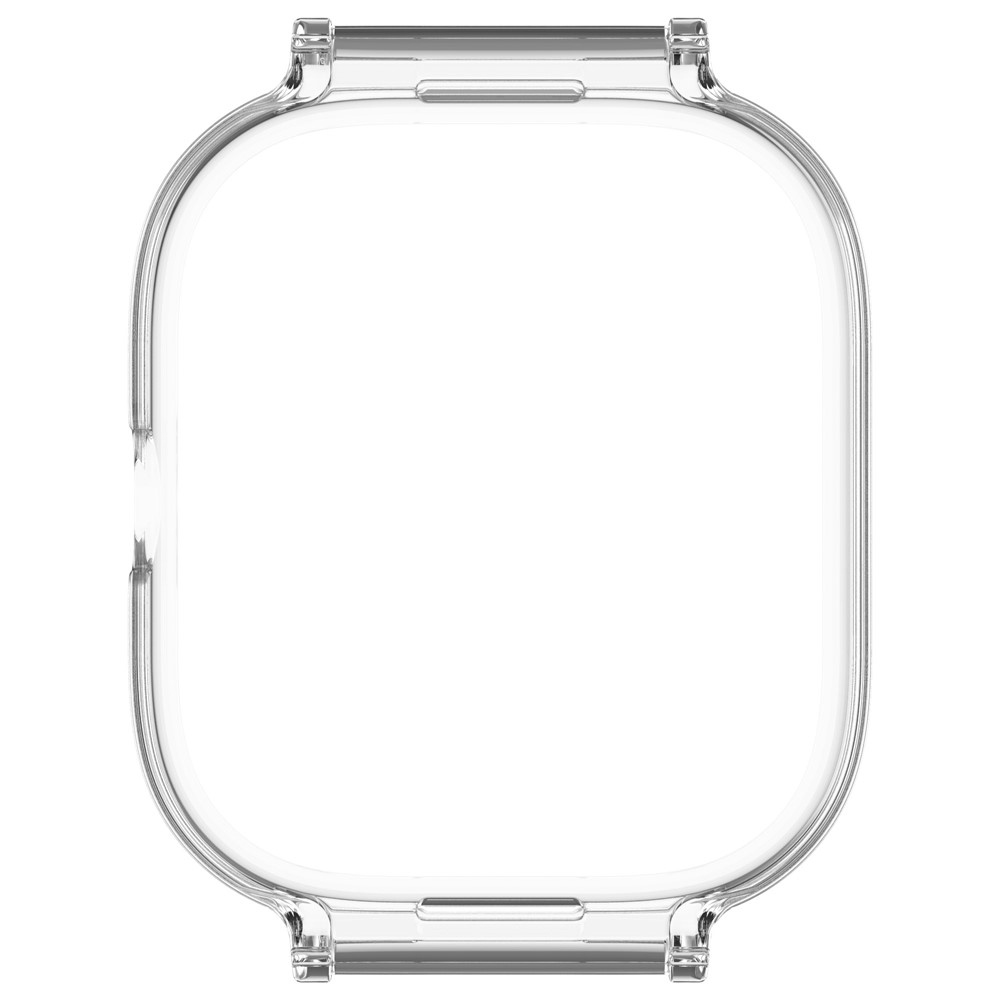 Half plastové nasazovací pouzdro na Xiaomi Redmi Watch 5 - průhledné