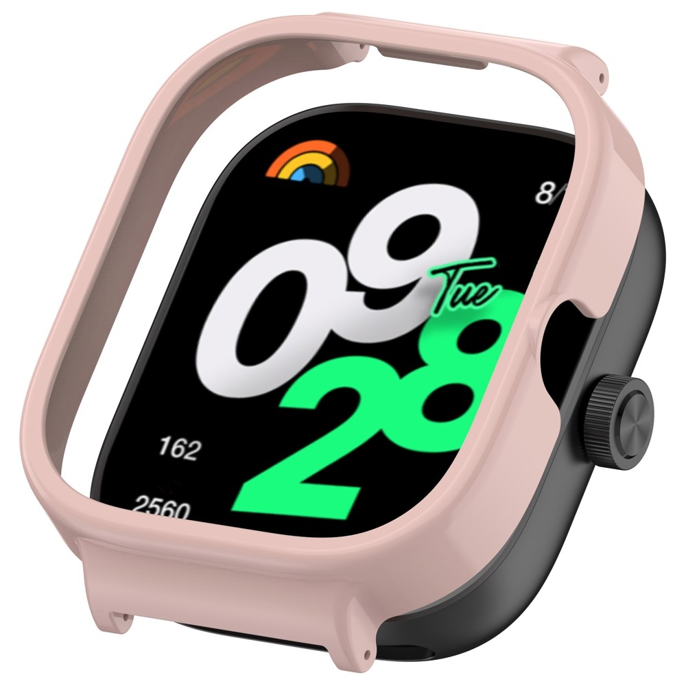 Half plastové nasazovací pouzdro na Xiaomi Redmi Watch 5 - růžové