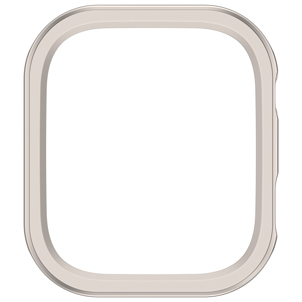 Half plastové nasazovací pouzdro na Xiaomi Redmi Watch 6 - béžové