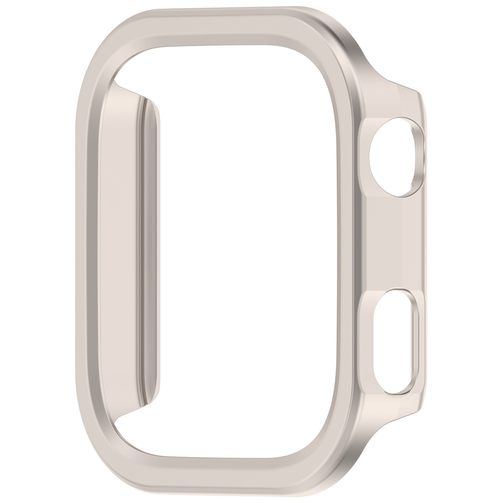Half plastové nasazovací pouzdro na Xiaomi Redmi Watch 6 - béžové