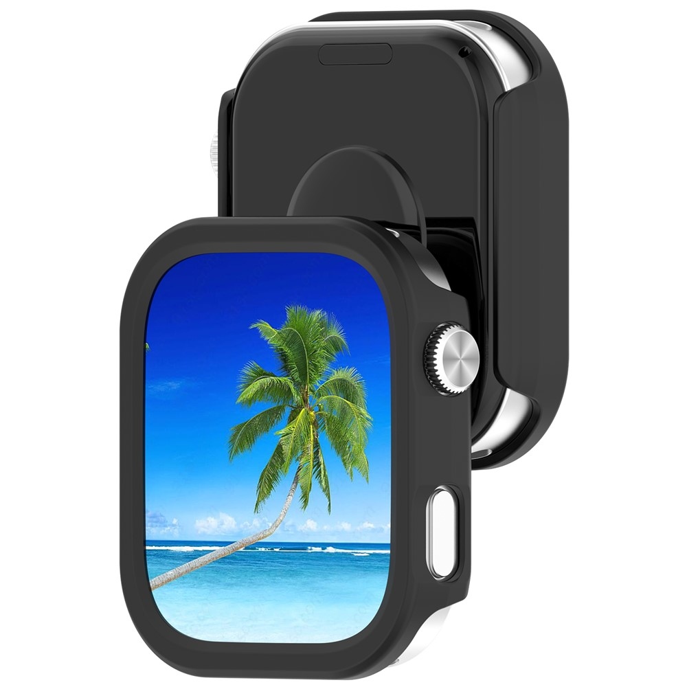 Half plastové nasazovací pouzdro na Xiaomi Redmi Watch 6 - černé