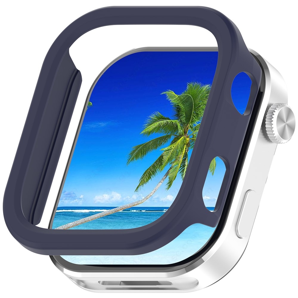 Half plastové nasazovací pouzdro na Xiaomi Redmi Watch 6 - modré