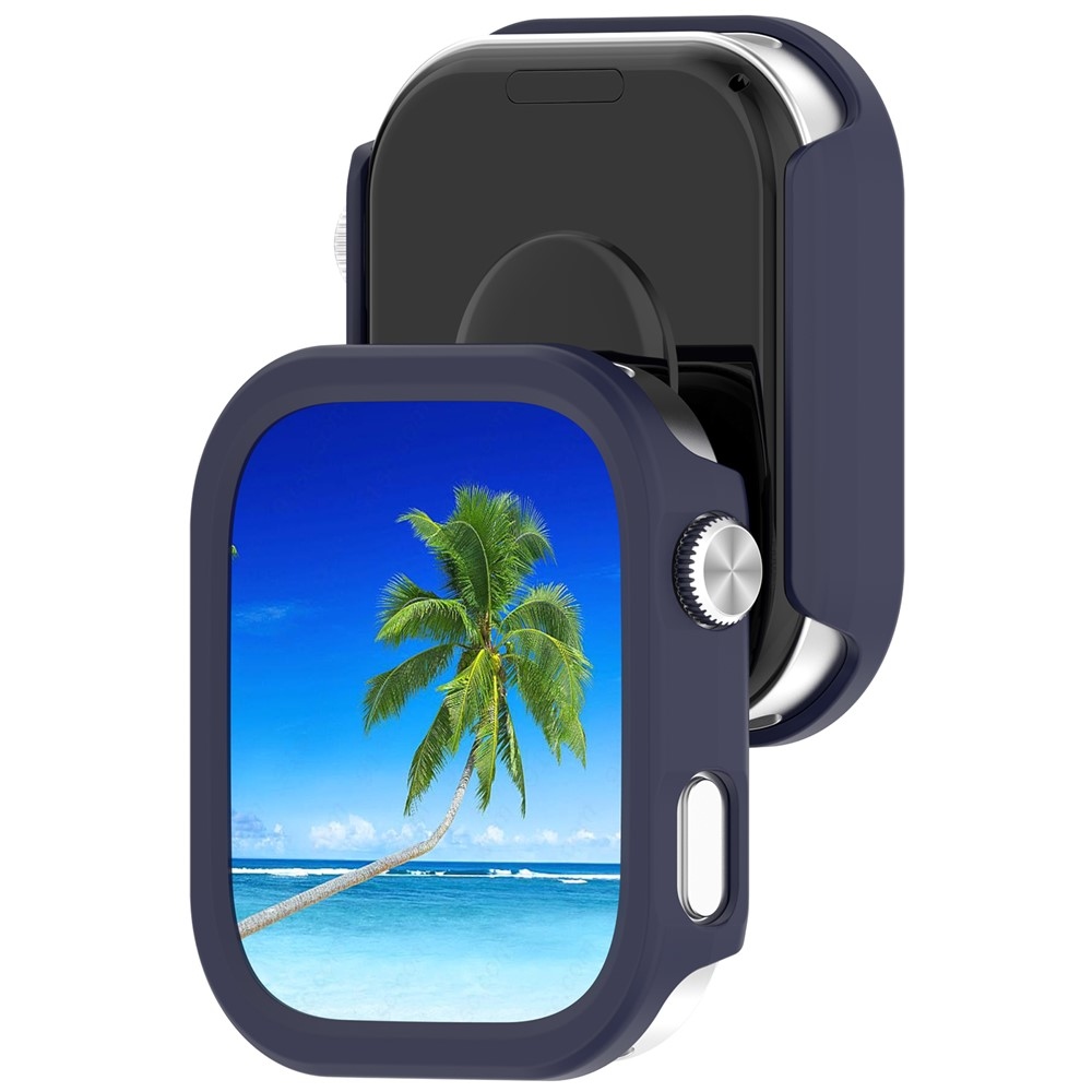 Half plastové nasazovací pouzdro na Xiaomi Redmi Watch 6 - modré