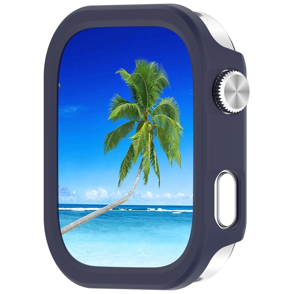 Half plastové nasazovací pouzdro na Xiaomi Redmi Watch 6 - modré