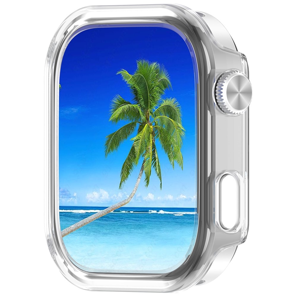 Half plastové nasazovací pouzdro na Xiaomi Redmi Watch 6 - průhledné