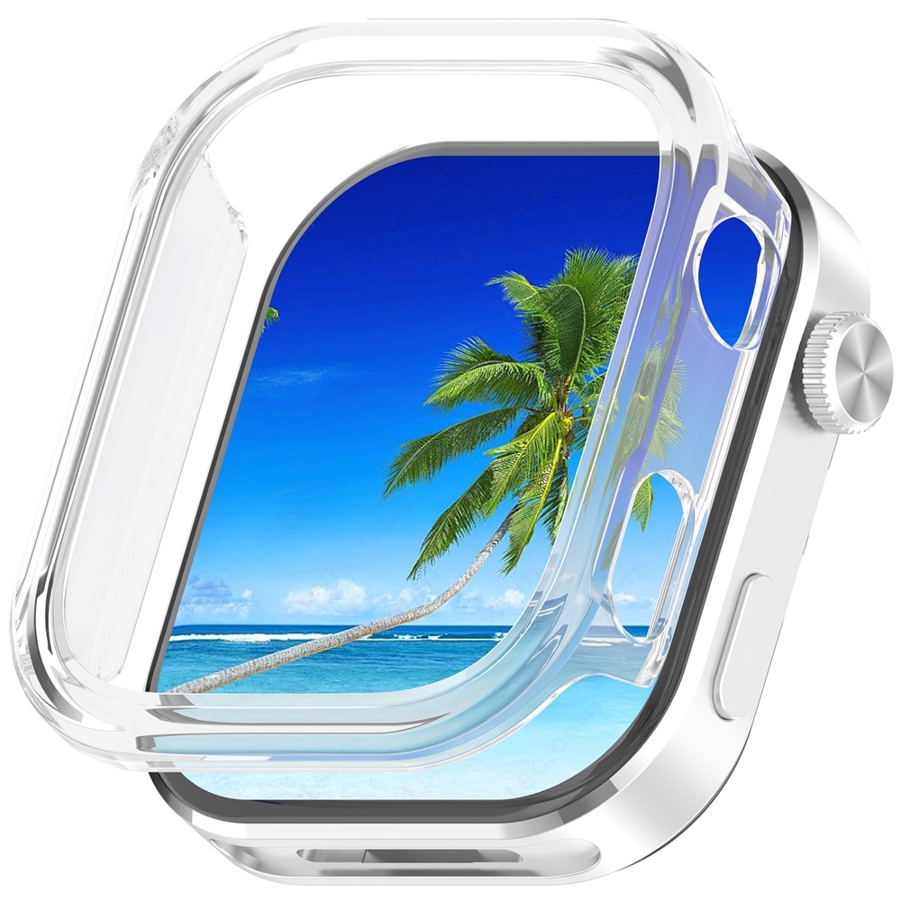 Half plastové nasazovací pouzdro na Xiaomi Redmi Watch 6 - průhledné