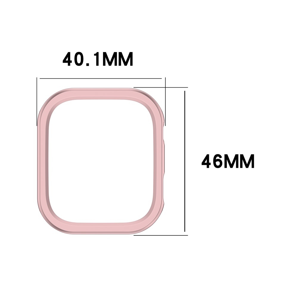 Half plastové nasazovací pouzdro na Xiaomi Redmi Watch 6 - růžové