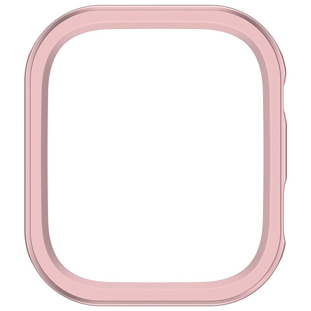 Half plastové nasazovací pouzdro na Xiaomi Redmi Watch 6 - růžové