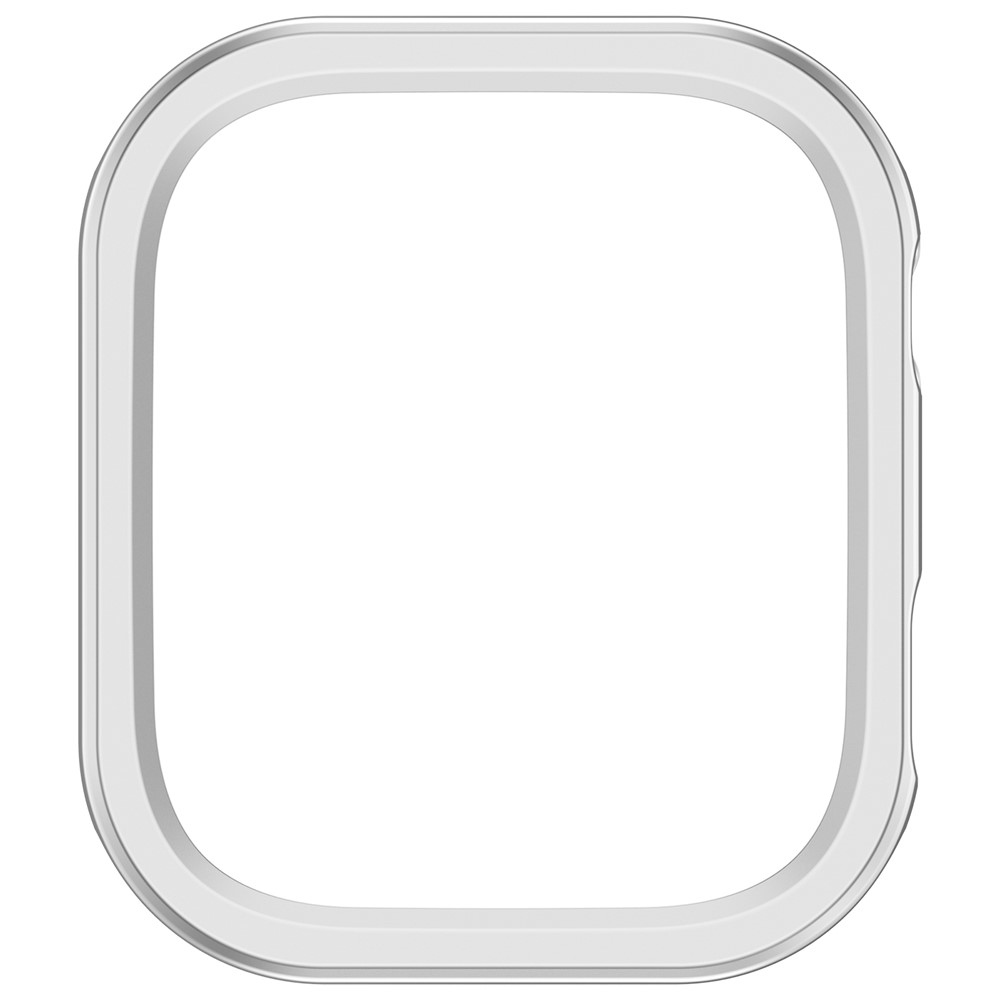 Half plastové nasazovací pouzdro na Xiaomi Redmi Watch 6 - stříbrné