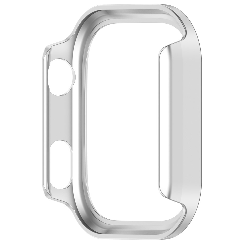 Half plastové nasazovací pouzdro na Xiaomi Redmi Watch 6 - stříbrné