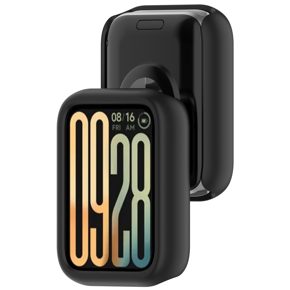 Half plastové nasazovací pouzdro na Xiaomi Smart Band 10 Pro - černé