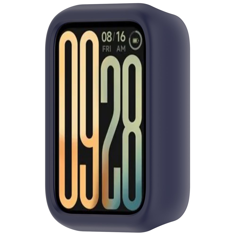 Half plastové nasazovací pouzdro na Xiaomi Smart Band 10 Pro - modré