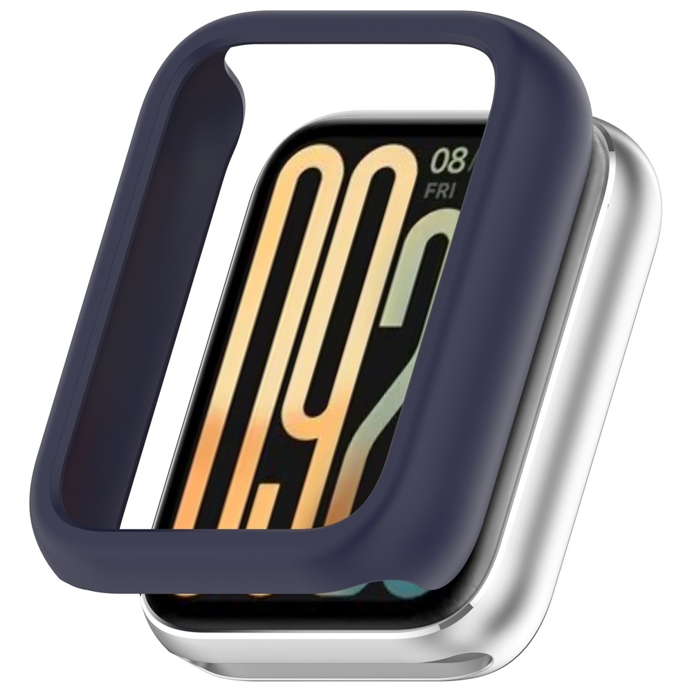 Half plastové nasazovací pouzdro na Xiaomi Smart Band 10 Pro - modré