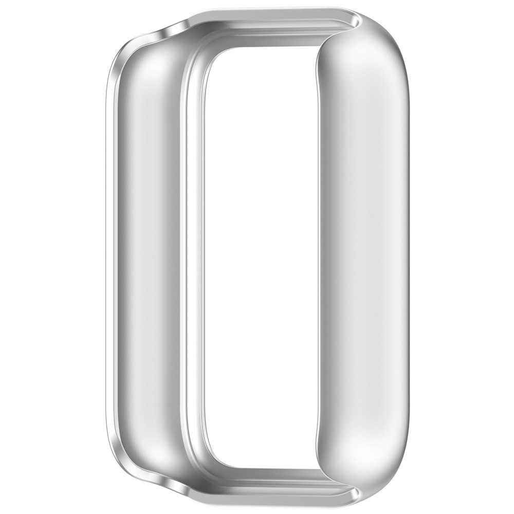 Half plastové nasazovací pouzdro na Xiaomi Smart Band 10 Pro - stříbrné