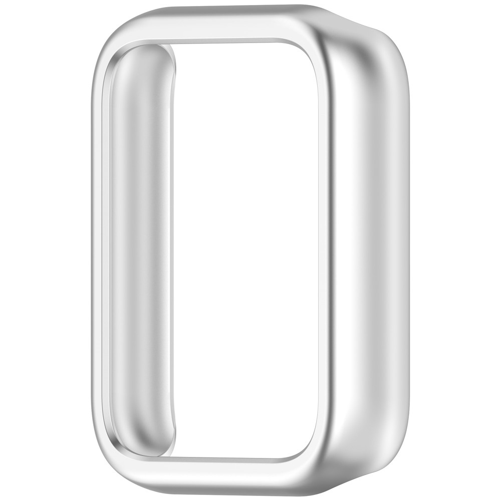 Half plastové nasazovací pouzdro na Xiaomi Smart Band 10 Pro - stříbrné