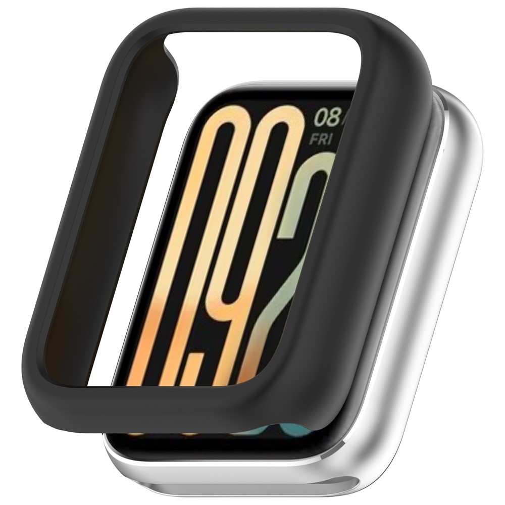 Half plastové nasazovací pouzdro na Xiaomi Smart Band 9 Pro - černé