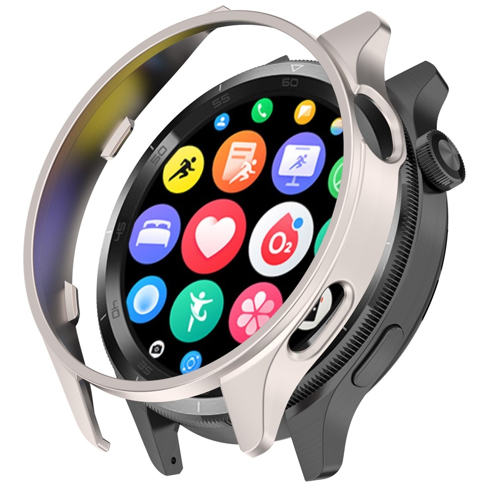 Half plastové nasazovací pouzdro na Xiaomi Watch S4 47mm - béžové