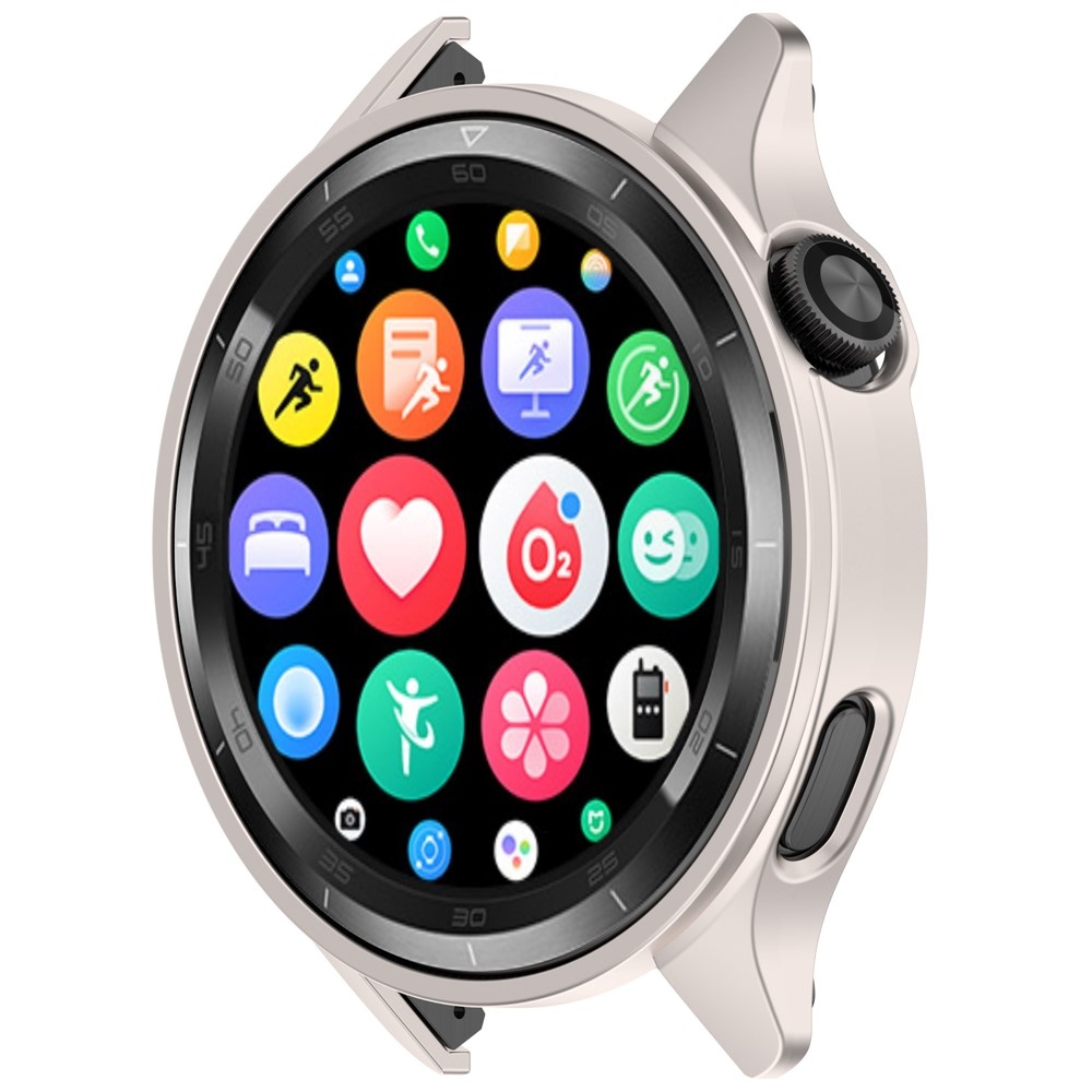 Half plastové nasazovací pouzdro na Xiaomi Watch S4 47mm - béžové