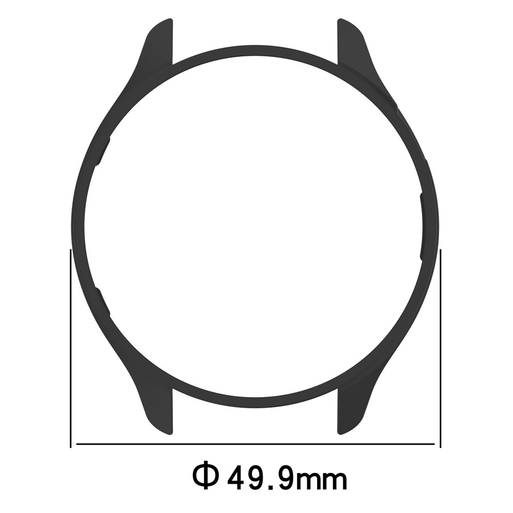 Half plastové nasazovací pouzdro na Xiaomi Watch S4 47mm - černé
